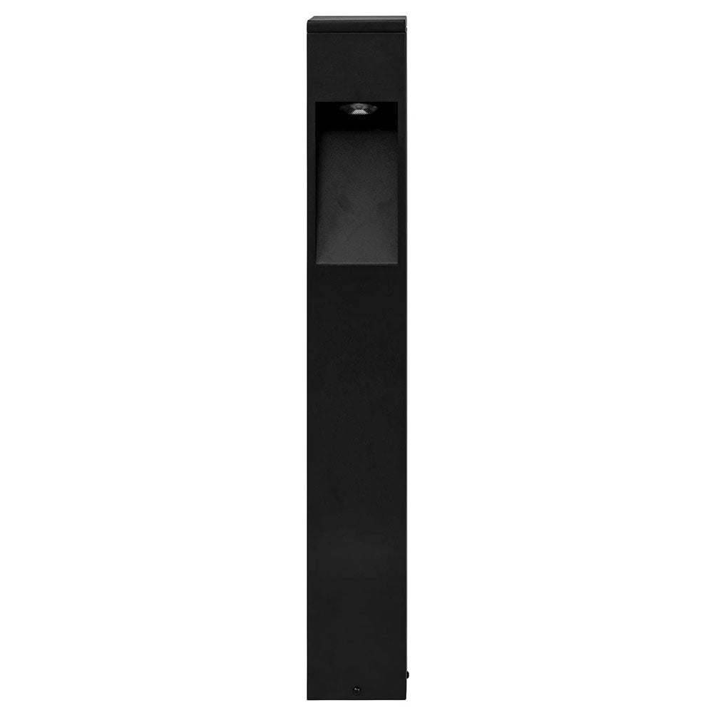 Fedor Square Bollard Light 24V DC H925mm Black Aluminium 3 CCT - HV1631T-BLK-24V-SQ