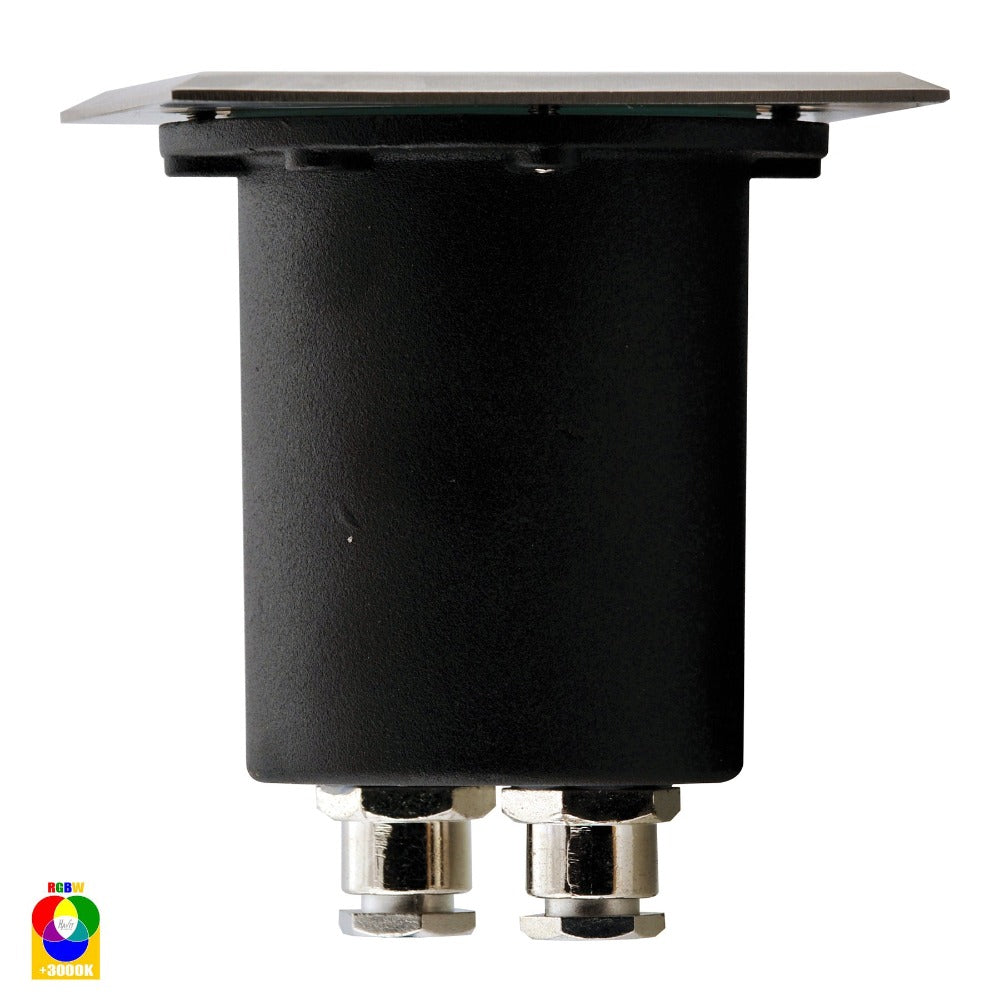 Buy Inground Lights Australia Metro Square Inground Light 316 Stainless Steel RGBW - HV1701RGBW