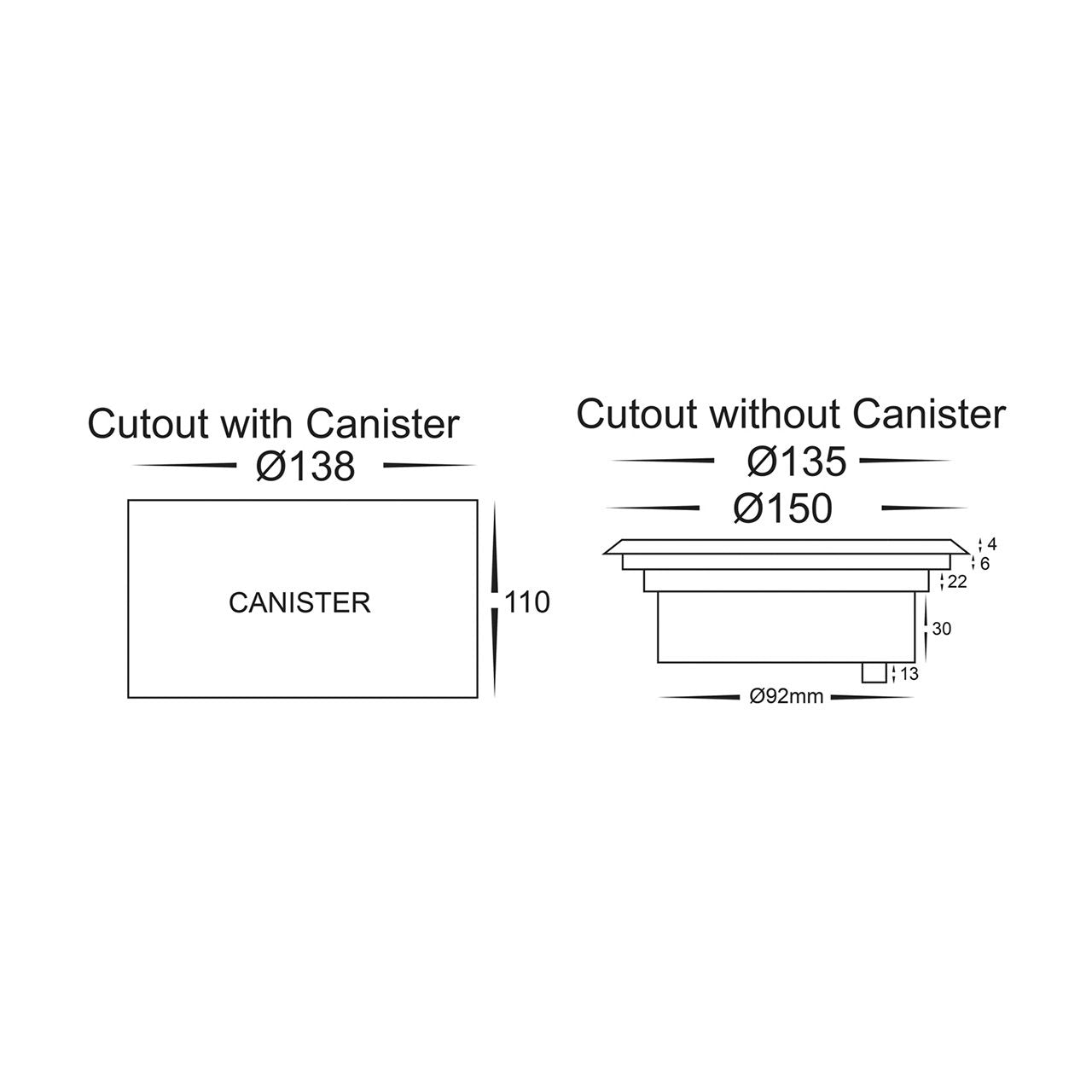 Buy Inground Lights Australia HV1842W Split In-ground Uplighter Round 3000K 150mm Face 316 Stainless Steel
