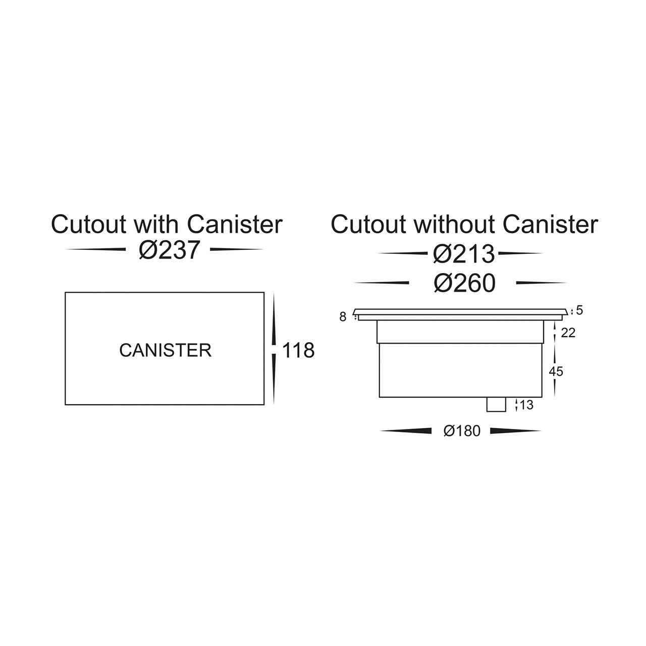 Buy Inground Lights Australia Split In-ground Light 316 Stainless Steel 3000K - HV1845RGBW