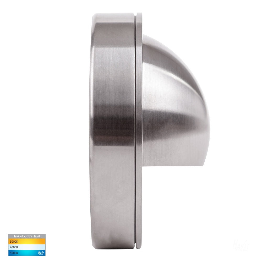 Buy Outdoor Step Lights Australia Pinta Step Light 240V With Eyelid 316 Stainless Steel - HV2901