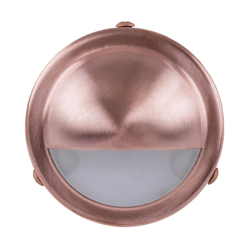 Buy Outdoor Step Lights Australia Pinta Step Light 316 Stainless Steel / Copper 240V 3000K - HV2918W