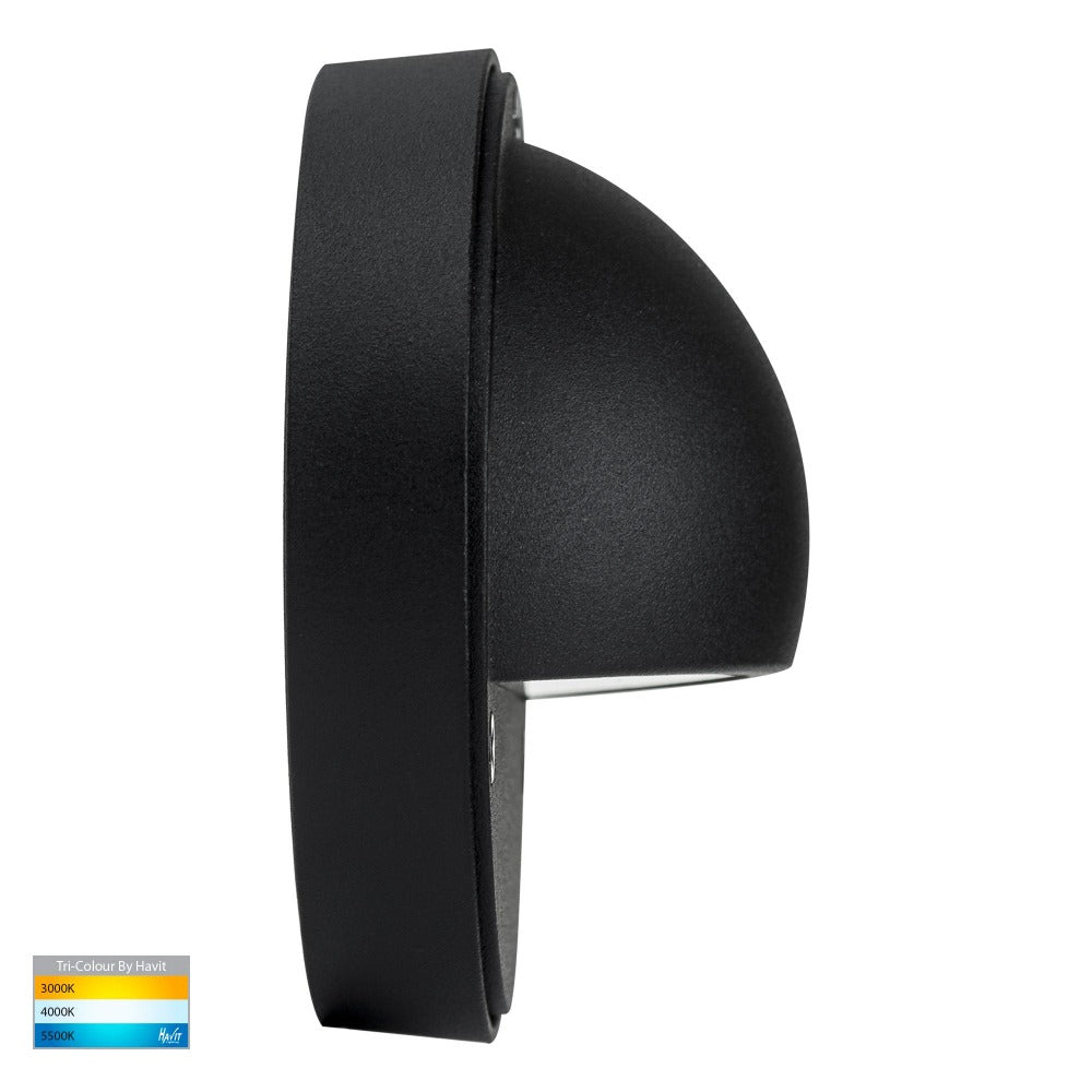 Buy Outdoor Step Lights Australia Pinta Step Light Black 240V 3CCT- HV2923T