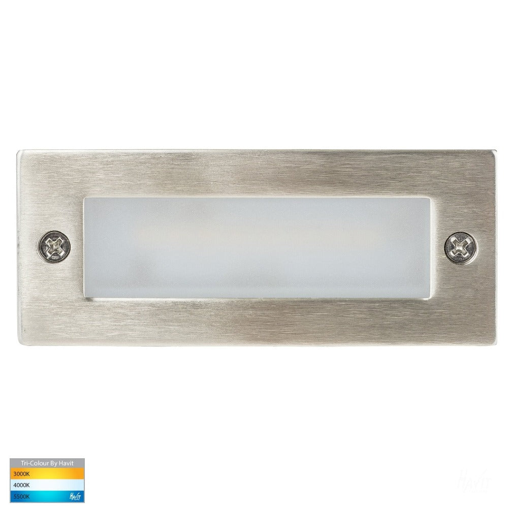 Buy Brick Lights Australia Bata LED Brick Light 316 Stainless Steel 3CCT - HV3005T-SS316-12V