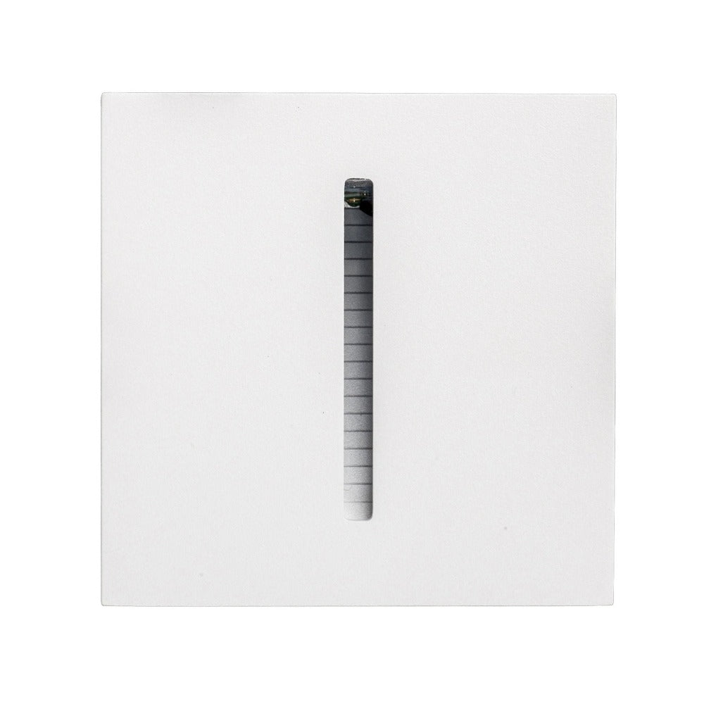 Buy Step Lights Australia Slot Square Recessed LED Step Light White 5500K - HV3102C