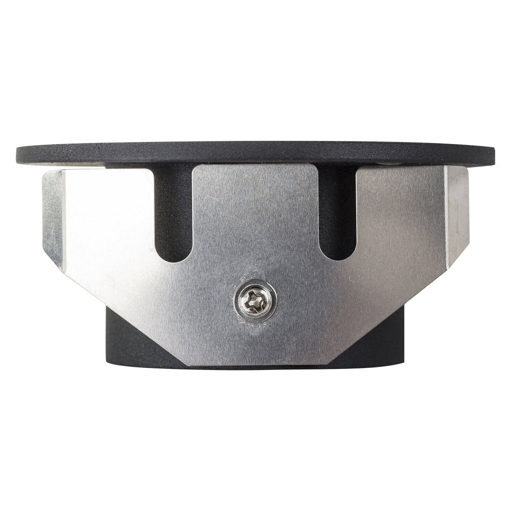 Buy Outdoor Step Lights Australia Reces Round Recessed Step Light Black 5500K - HV3205C-BLK