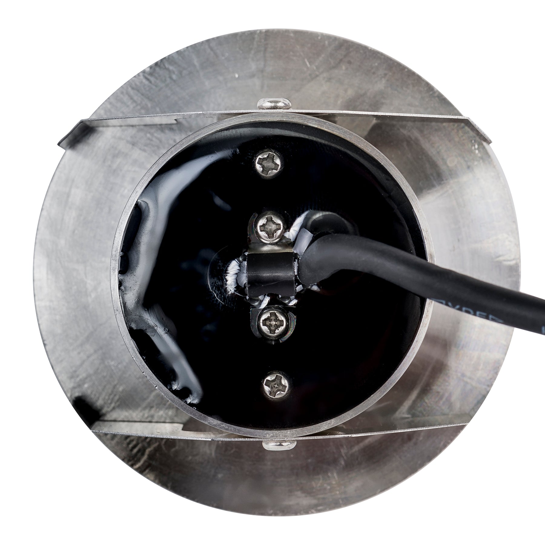 Buy Outdoor Step Lights Australia Reces Round Step Light 316 Stainless Steel 4000K - HV3205W-SS316