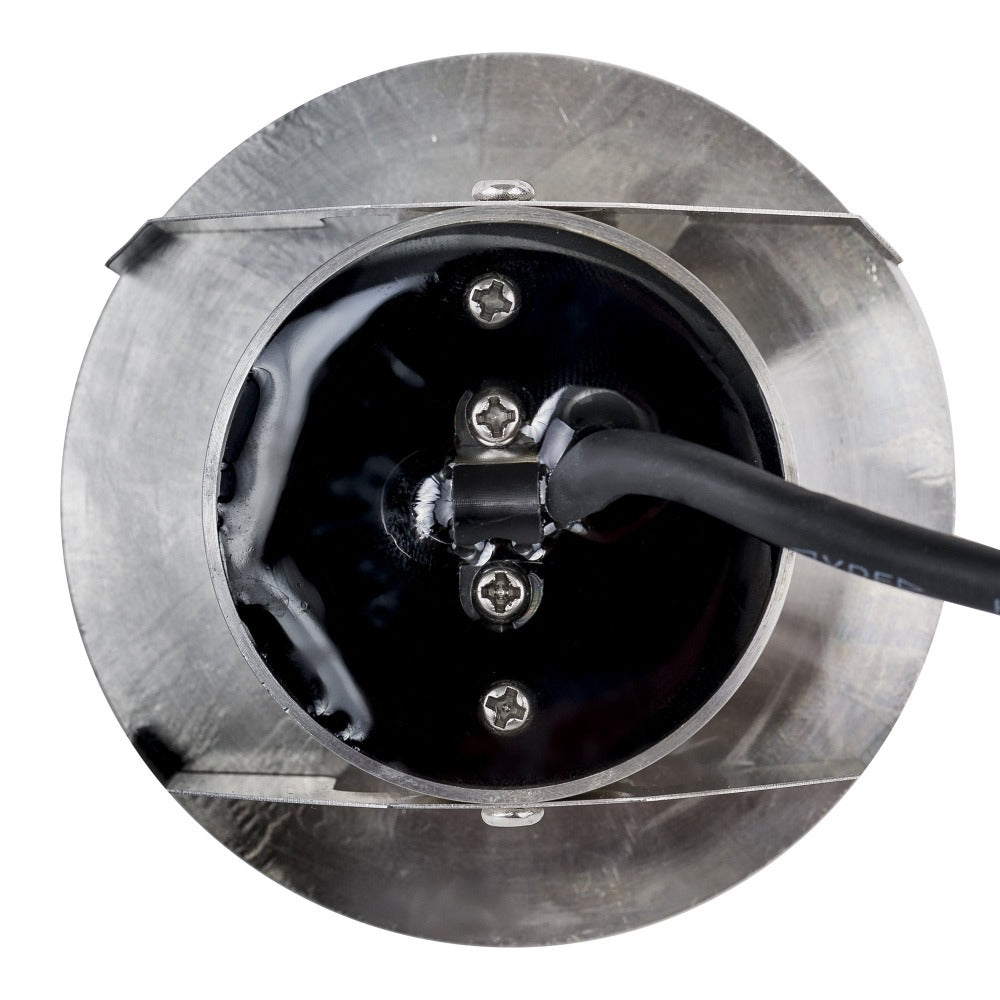 Buy Outdoor Step Lights Australia Reces Round Recessed Step Light 316 Stainless Steel 5500K - HV3205C-SS316