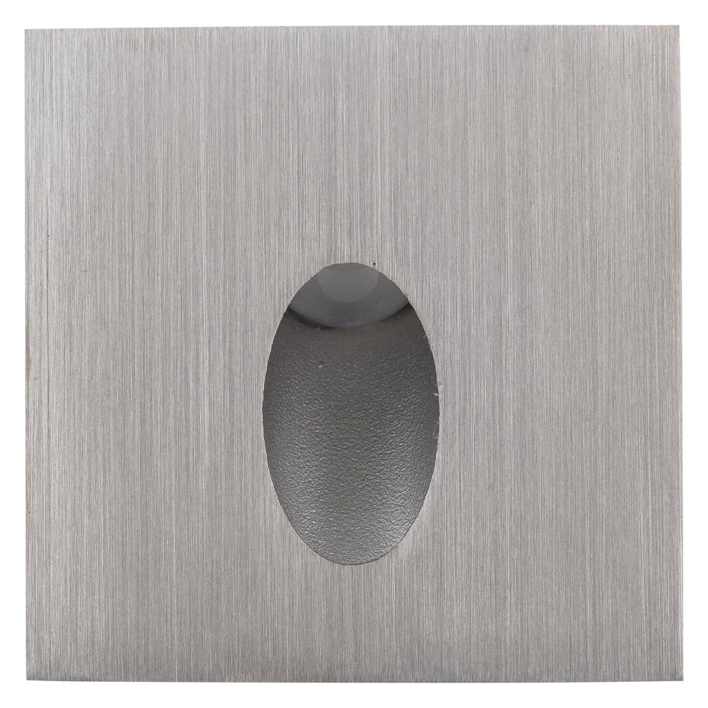 Buy Outdoor Step Lights Australia Reces Square Recessed Step Light 316 Stainless Steel 5500K - HV3215C-SS316