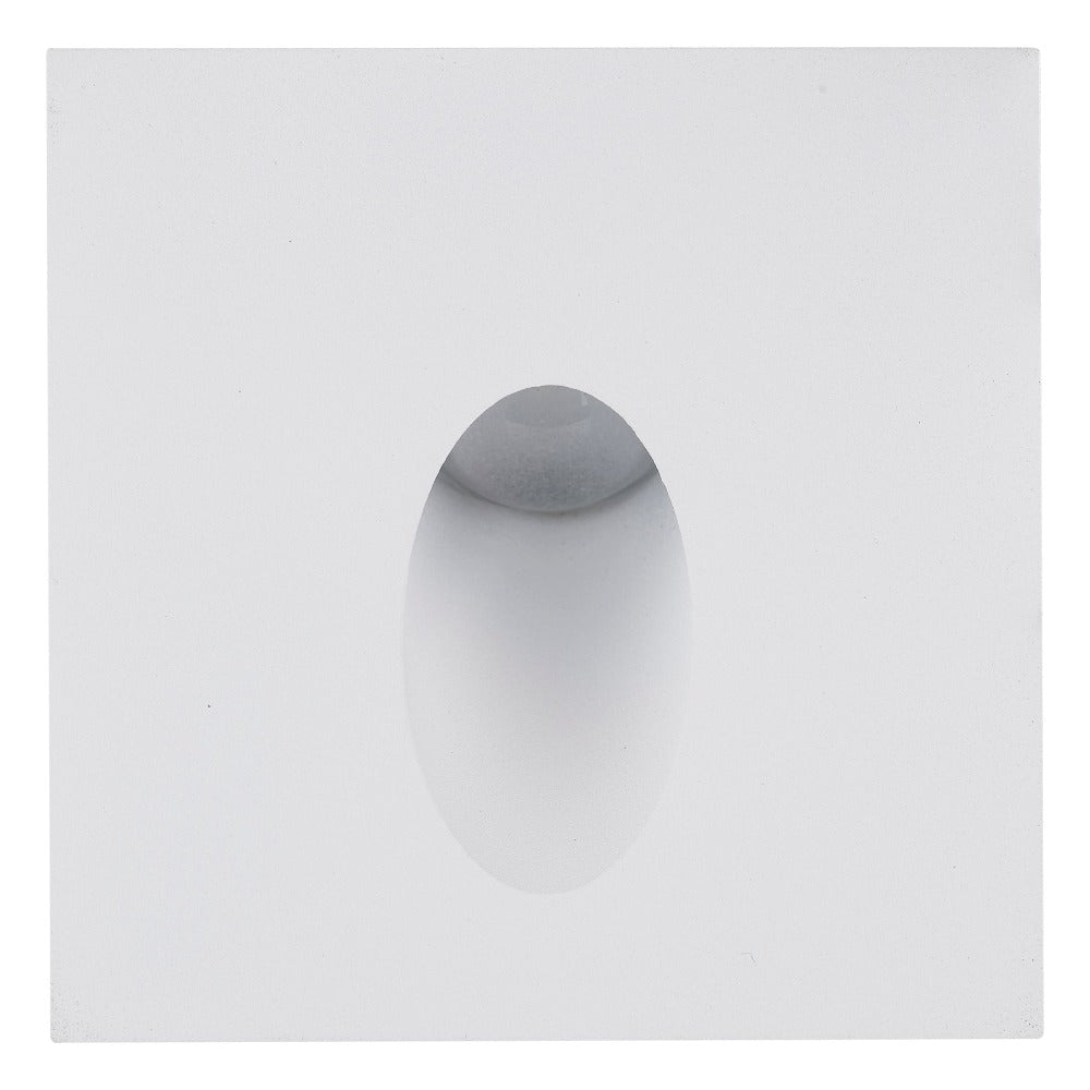 Buy Outdoor Step Lights Australia Reces Square Step Light White 4000K - HV3215N-WHT