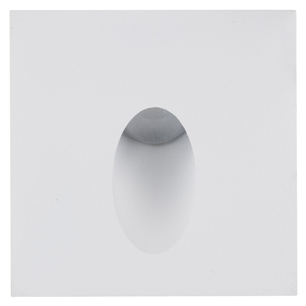 Buy Outdoor Step Lights Australia Reces Square Recessed Step Light White 3000K - HV3215W-WHT