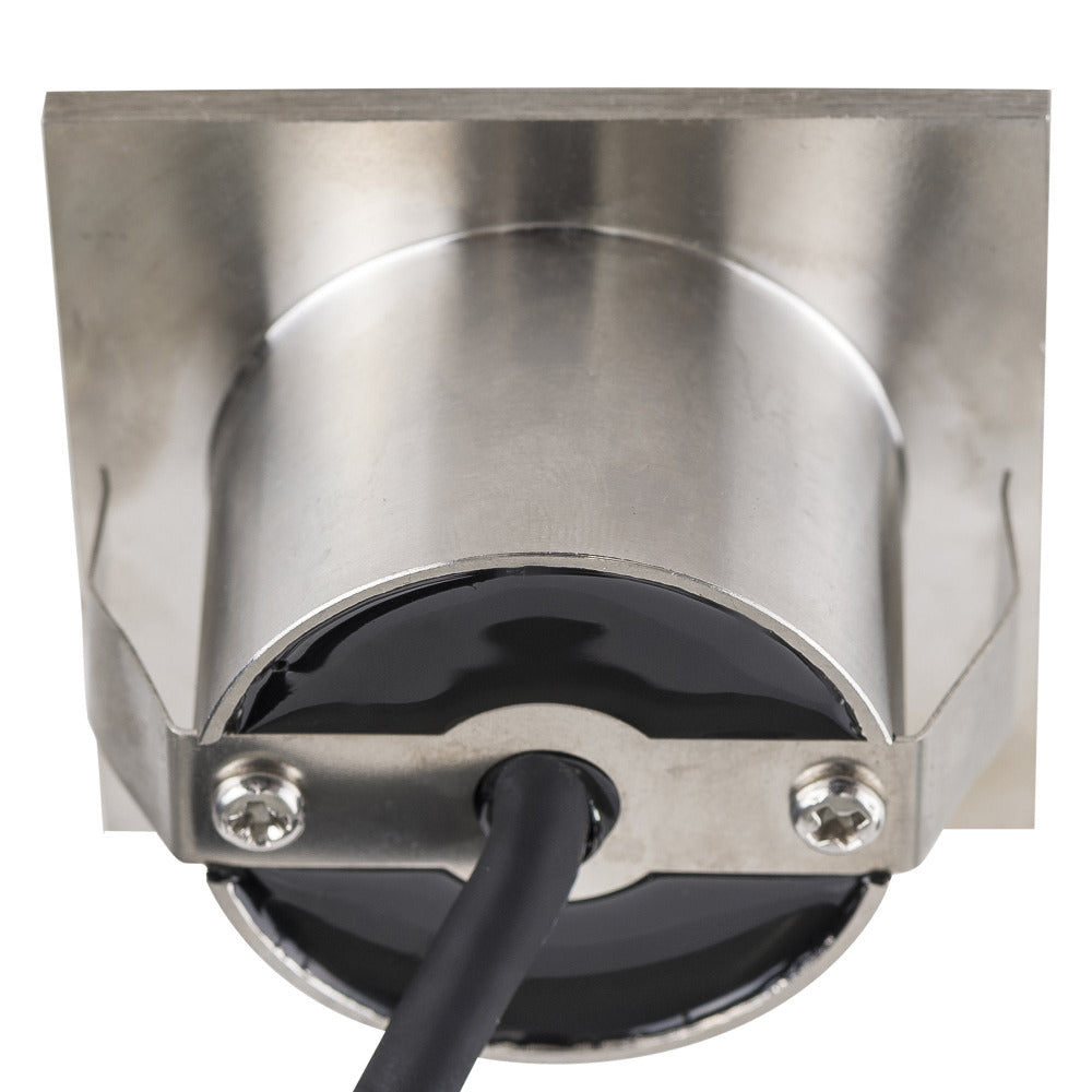 Buy Outdoor Step Lights Australia Mini Reces Square Recessed Step Light 316 Stainless Steel 3000K - HV3216W-SS316