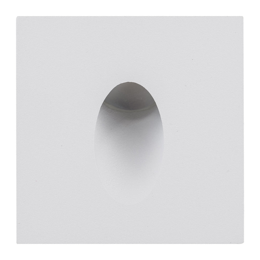 Buy Outdoor Step Lights Australia Mini Reces Square Recessed Step Light White 5500K - HV3216C-WHT