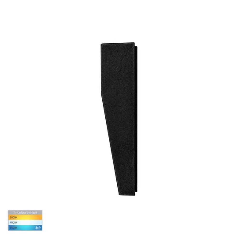 Buy Outdoor Step Lights Australia Fino Square LED Outdoor Step Light 3W Black 3CCT - HV3268T-BLK-12V-SQ