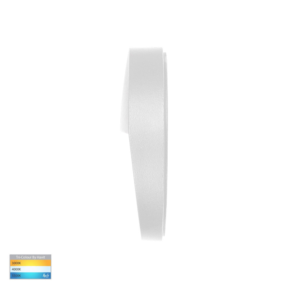 Buy Outdoor Step Lights Australia Fino Round LED Outdoor Step Light 3W White 3CCT - HV3268T-WHT-12V-RND