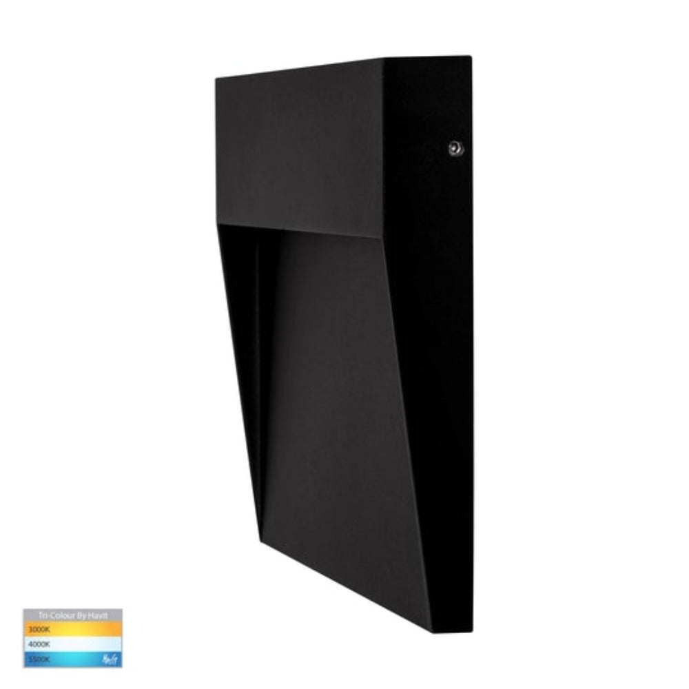 Buy Outdoor Step Lights Australia Fino Square LED Outdoor Step Light 6W Black 3CCT - HV3269T-BLK-12V-SQ