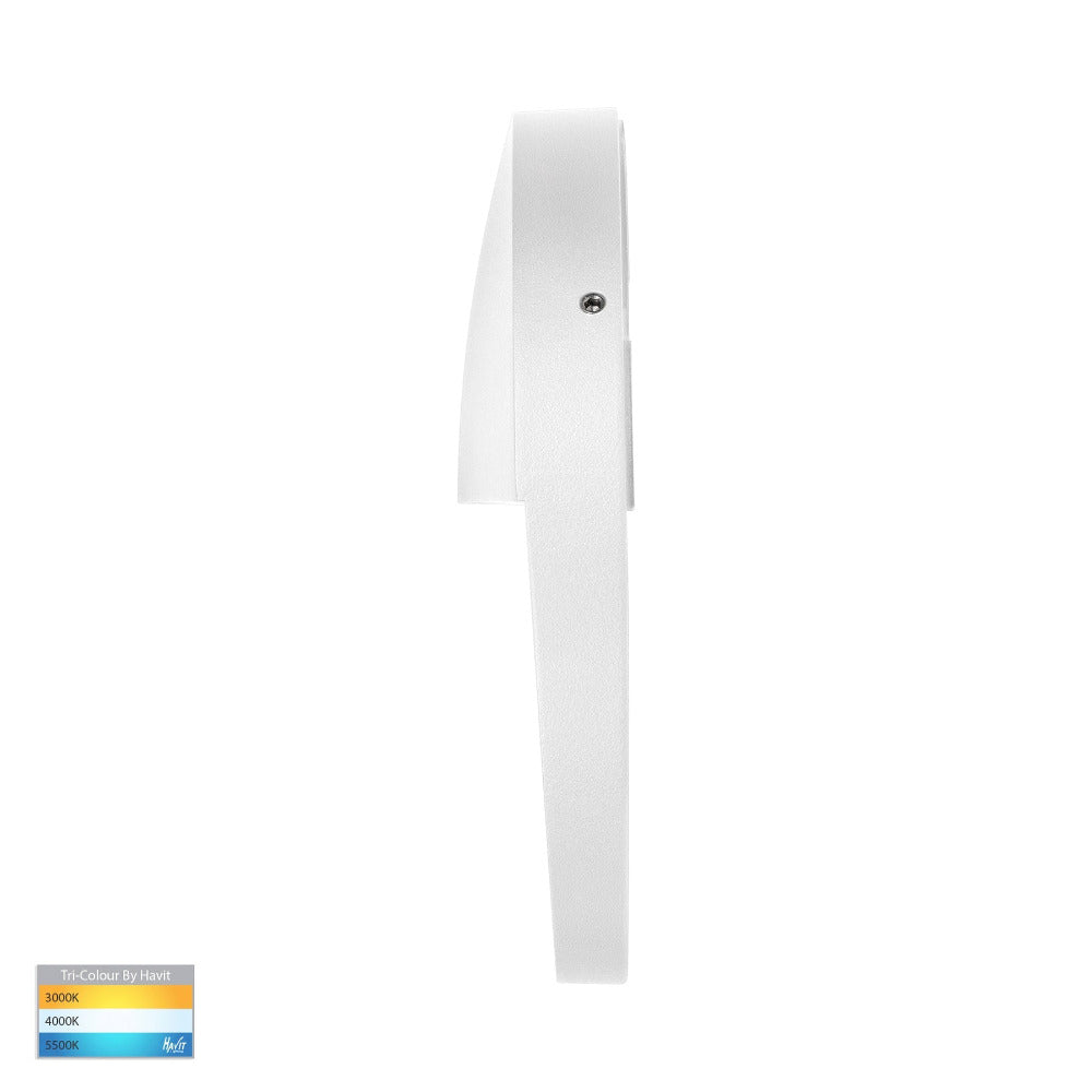 Buy Outdoor Step Lights Australia Fino Round LED Outdoor Step Light 6W White 3CCT - HV3269T-WHT-12V-RND