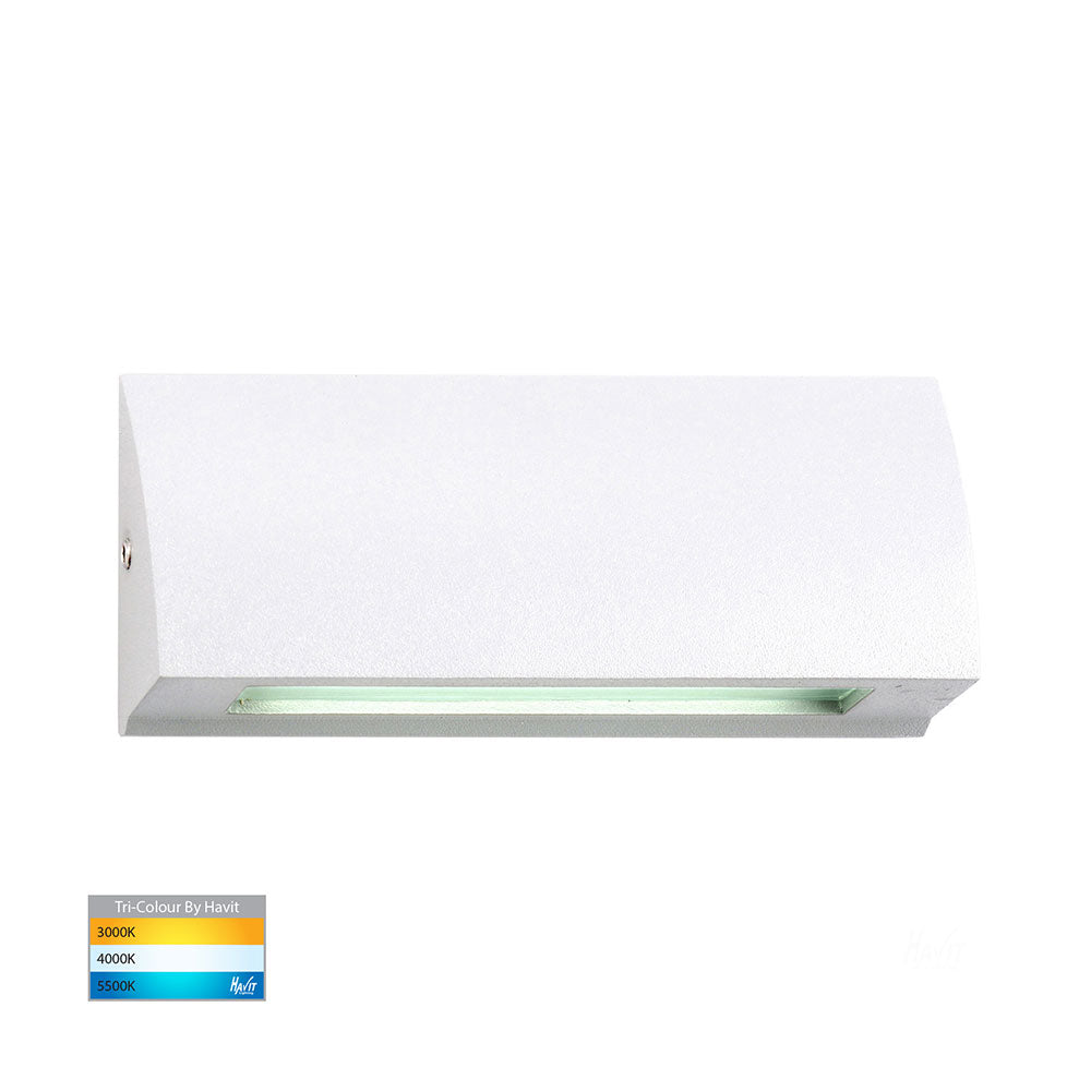 Buy Outdoor Step Lights Australia Taso Rectangular LED Step Light White 3CCT - HV3270T-WHT-12V