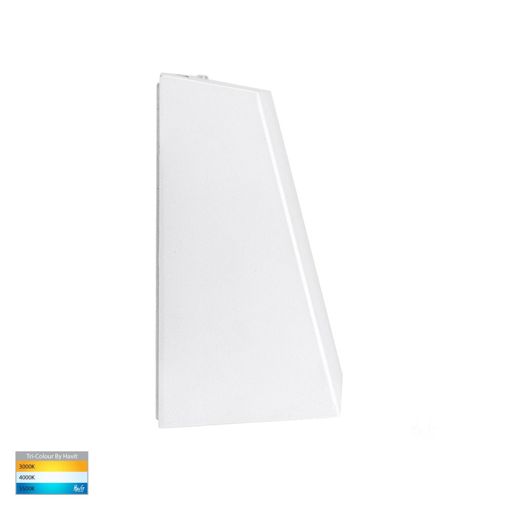 Buy Outdoor Step Lights Australia Shim Rectangular Step Light 240V White 3CCT - HV3278T-WHT-240V