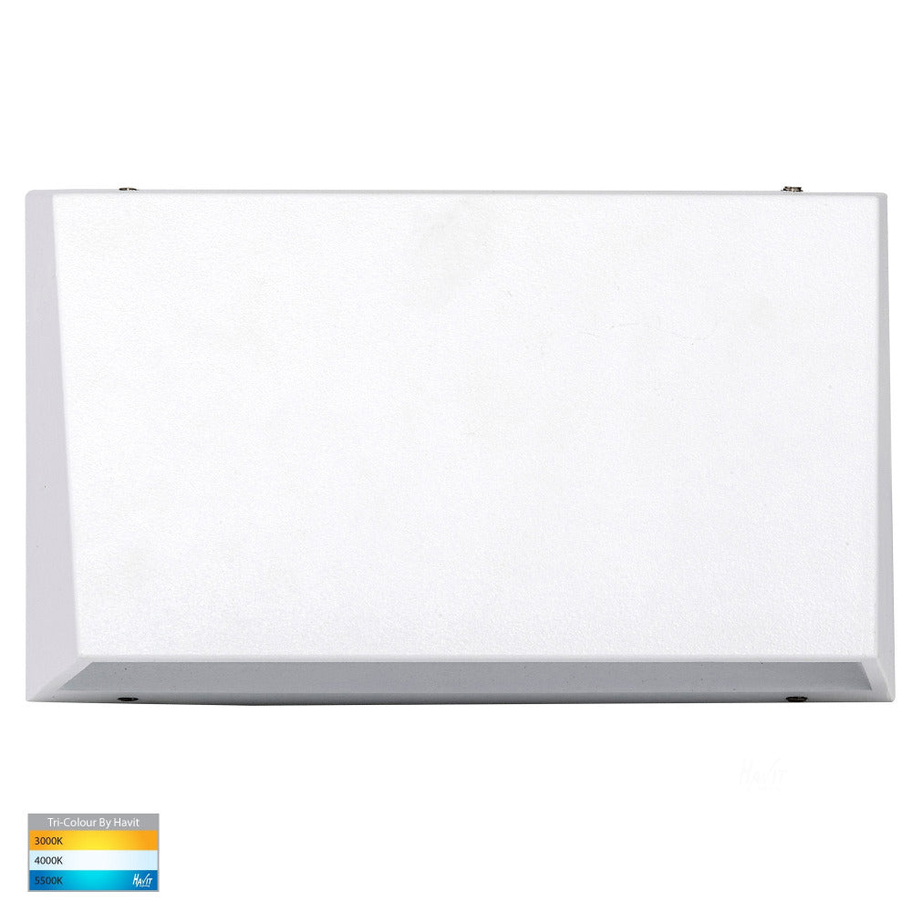 Buy Outdoor Step Lights Australia Shim Rectangular Step Light 12V White 3CCT - HV3278T-WHT-12V