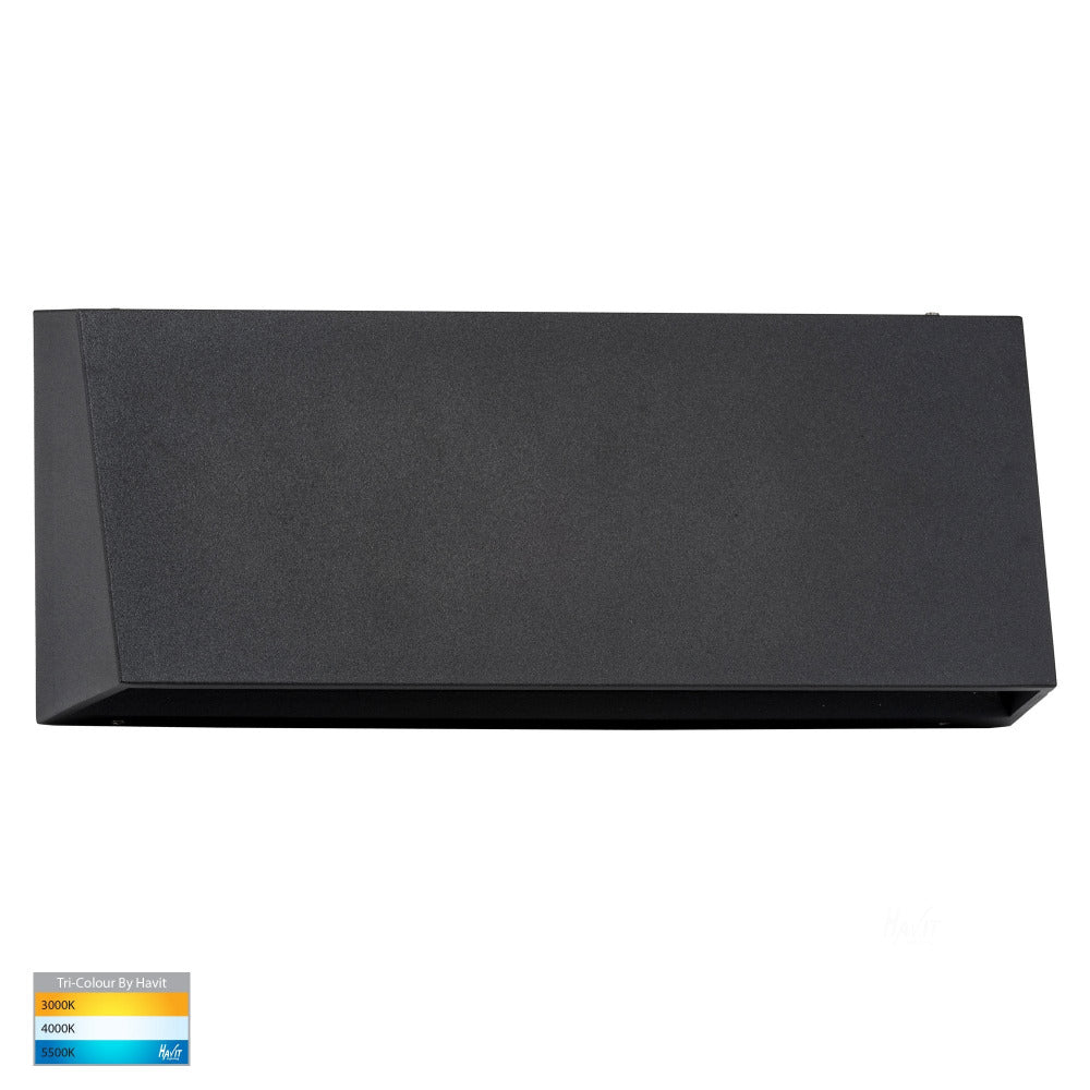 Buy Outdoor Step Lights Australia Shim Rectangular Step Light 12V Black 3CCT - HV3279T-BLK-12V