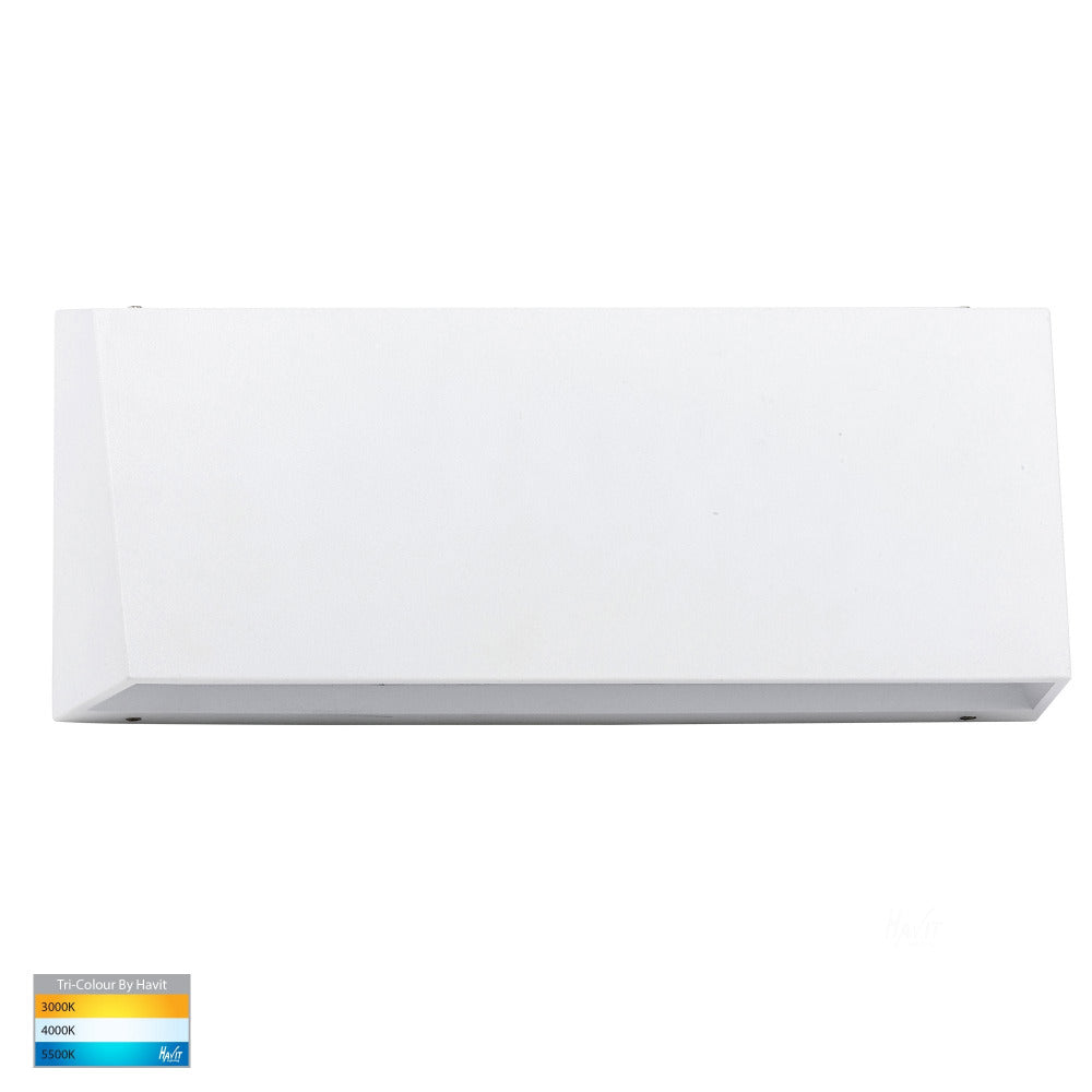 Buy Outdoor Step Lights Australia Shim Rectangular Step Light 240V White 3CCT - HV3279T-WHT-240V