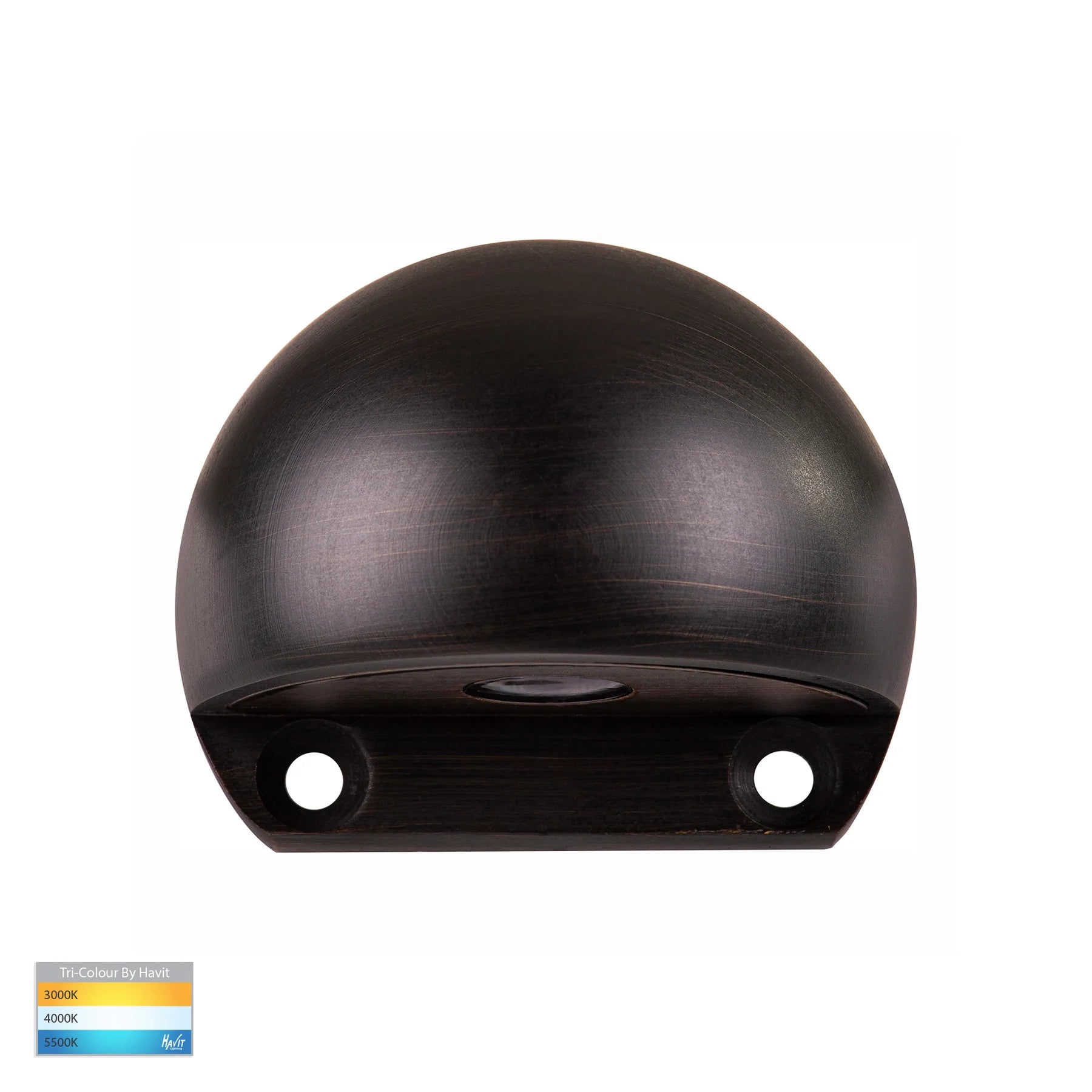 Buy Outdoor Step Lights Australia Occhio Surface LED Step Light 12V Antique Brass 3 CCT - HV3281T-AB-12V