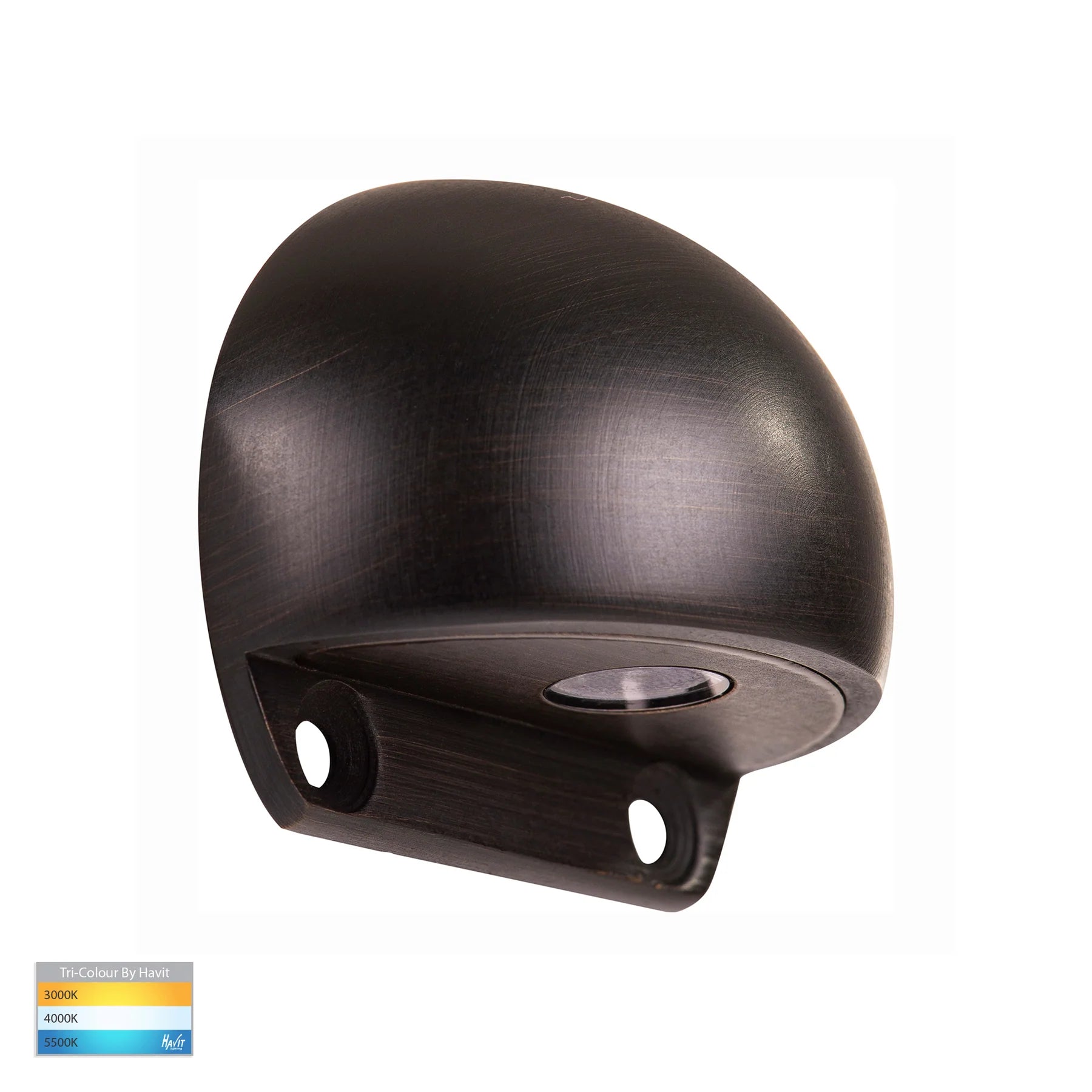 Buy Outdoor Step Lights Australia Occhio Surface LED Step Light 12V Antique Brass 3 CCT - HV3281T-AB-12V