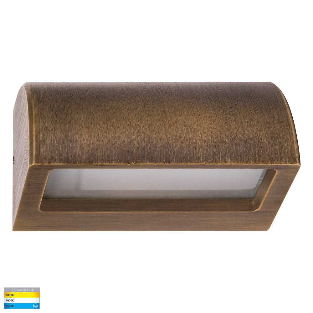 Buy Outdoor Step Lights Australia Ridge Surface Mounted Step Light Bronze 3CCT - HV3283T-BRZ