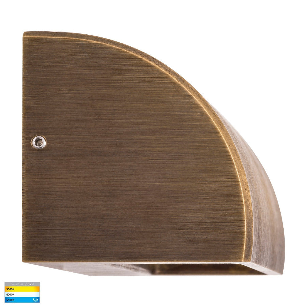 Buy Outdoor Step Lights Australia Ridge Surface Mounted Step Light Bronze 3CCT - HV3283T-BRZ