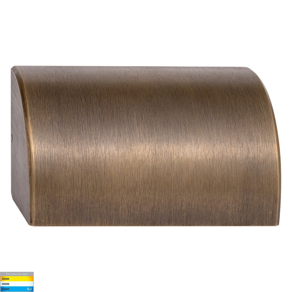 Buy Outdoor Step Lights Australia Ridge Surface Mounted Step Light Bronze 3CCT - HV3283T-BRZ