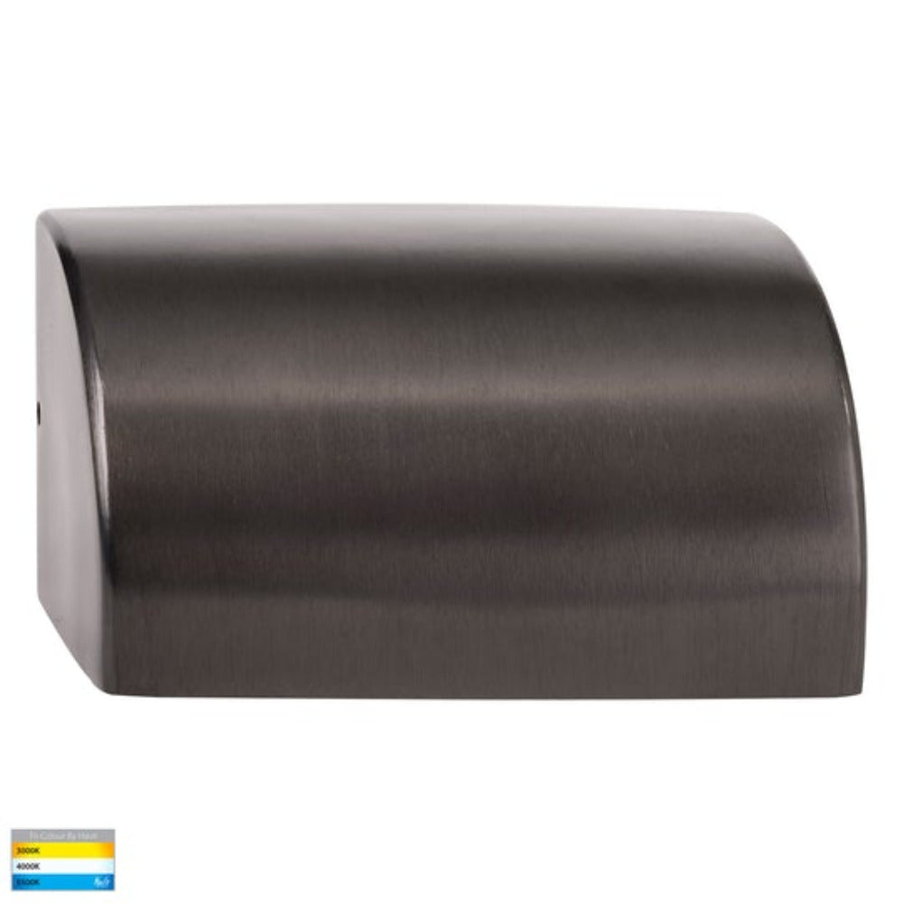 Buy Outdoor Step Lights Australia Ridge LED Outdoor Step Light 6W Graphite 3CCT - HV3283T-GPH