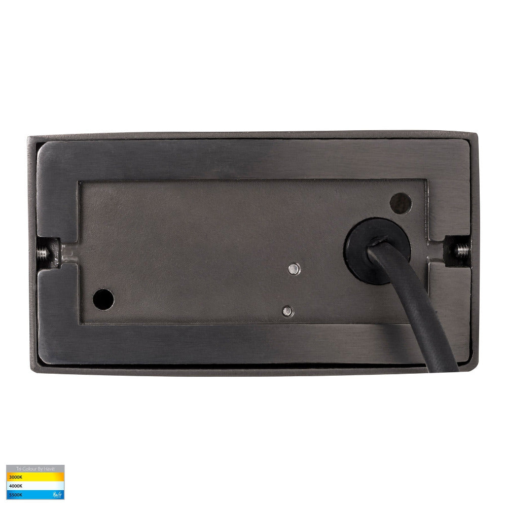 Buy Outdoor Step Lights Australia Ridge LED Outdoor Step Light 6W Graphite 3CCT - HV3283T-GPH