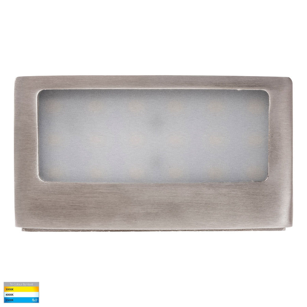 Buy Outdoor Step Lights Australia Ridge Surface Mounted Step Light 316 Stainless Steel 3CCT- HV3283T-SS316