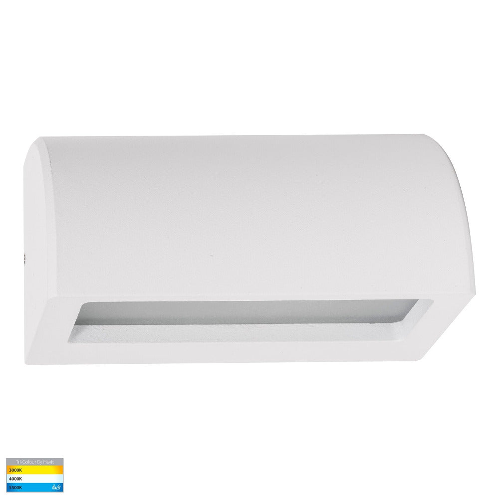 Buy Outdoor Step Lights Australia Ridge Surface Mounted Step Light White 3CCT- HV3283T-WHT