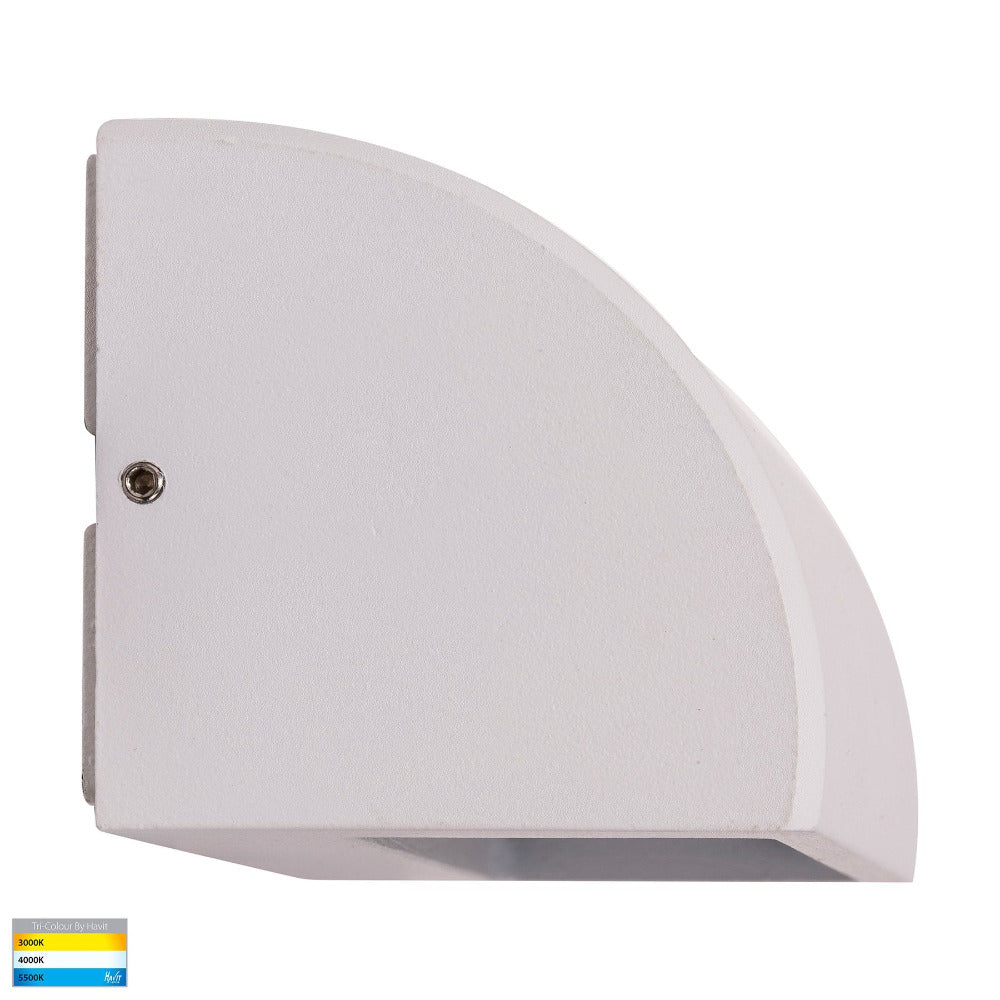 Buy Outdoor Step Lights Australia Ridge Surface Mounted Step Light White 3CCT- HV3283T-WHT
