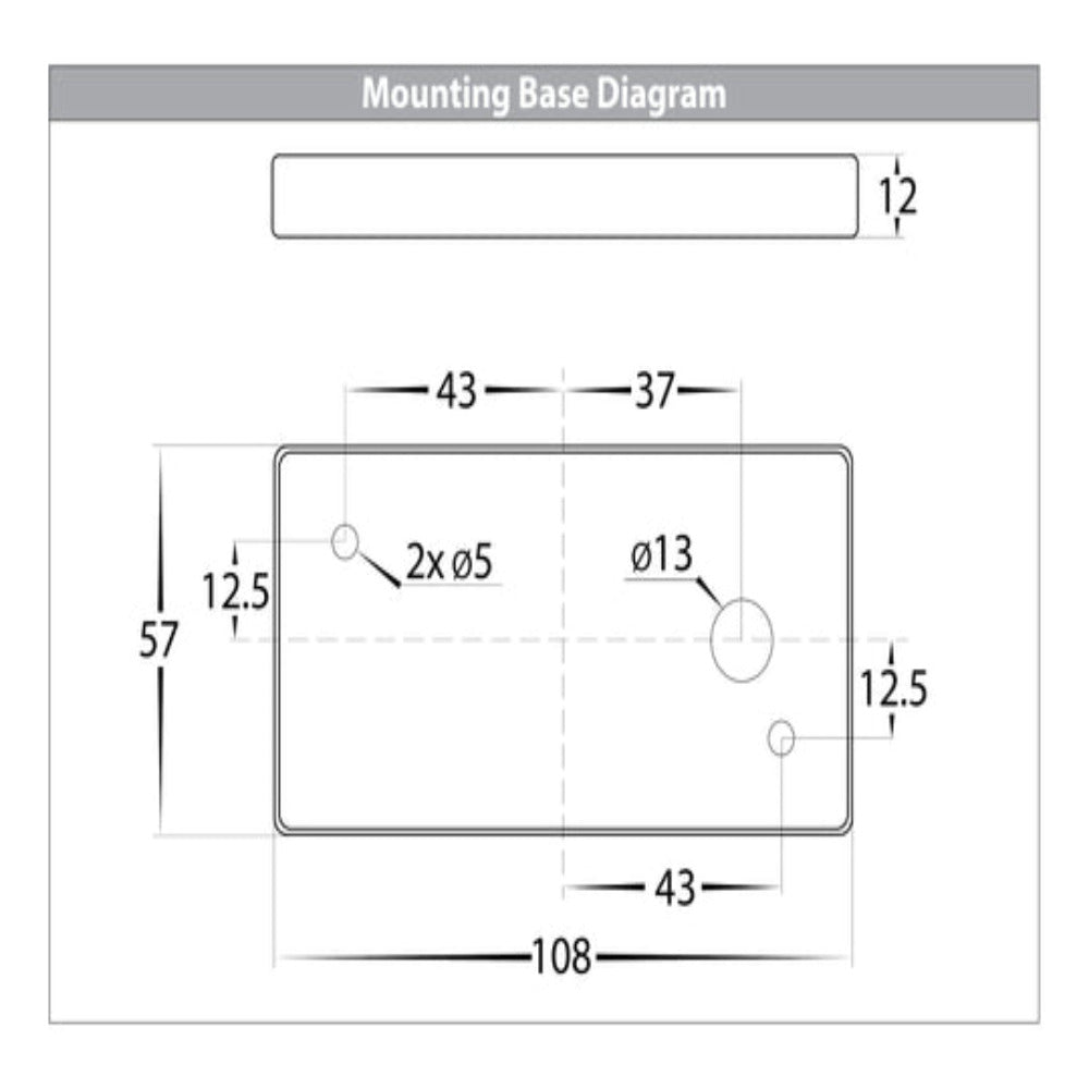 Buy Outdoor Step Lights Australia Ridge LED Outdoor Step Light 6W Graphite 3CCT - HV3283T-GPH