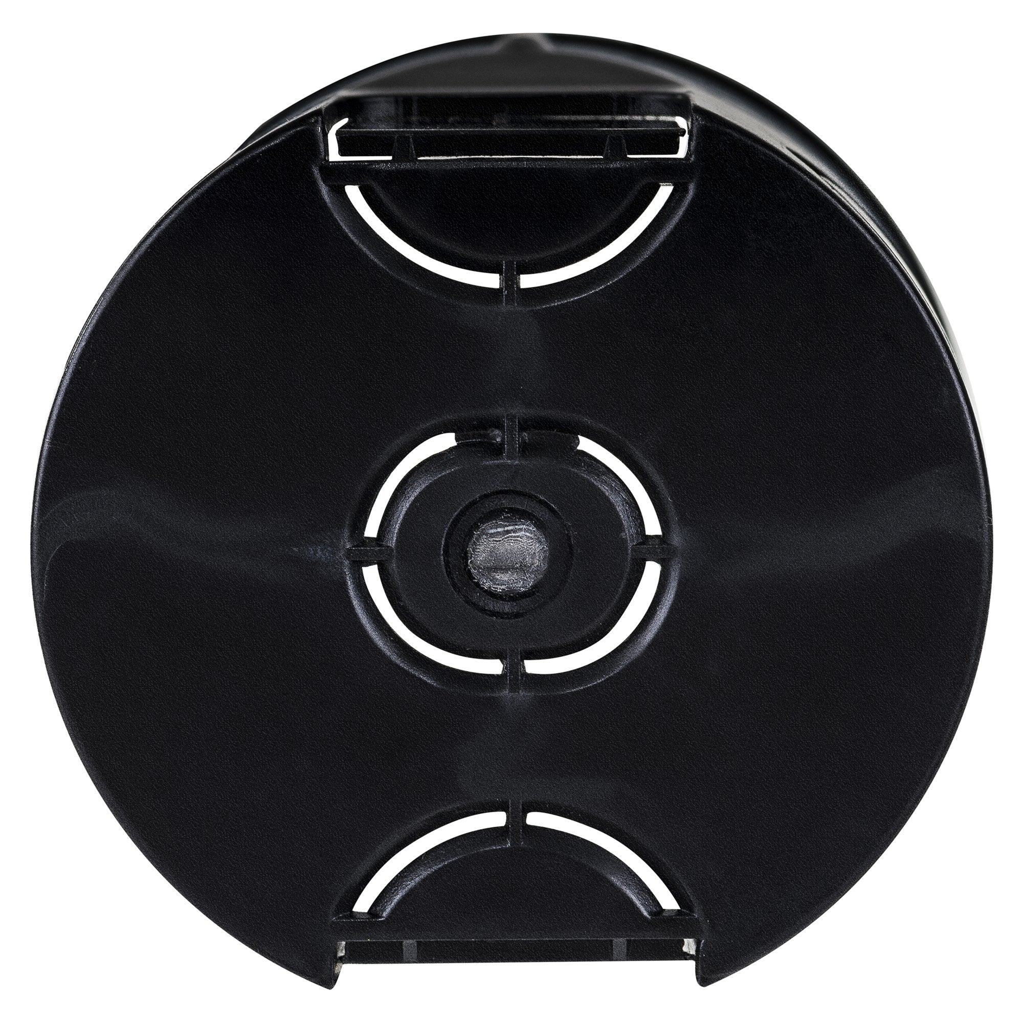 Buy Outdoor Step Lights Australia HV3205W-BLK Reces Recessed Round Step Light 3000K Black Aluminium