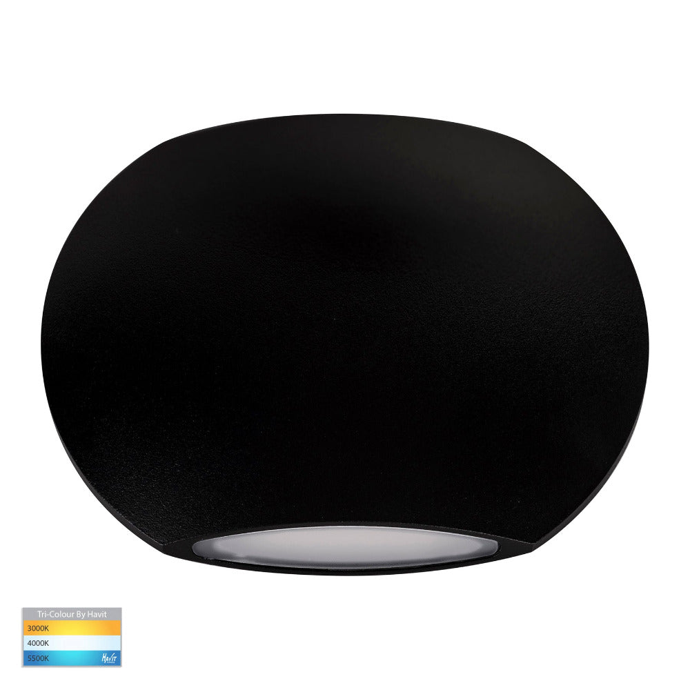 Buy Up / Down Wall Lights Australia Cara Up / Down LED Wall Light Black 3CCT - HV35021T-BLK