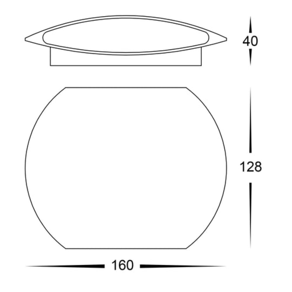 Buy Up / Down Wall Lights Australia Cara Up / Down LED Wall Light White 3CCT - HV35021T-WHT
