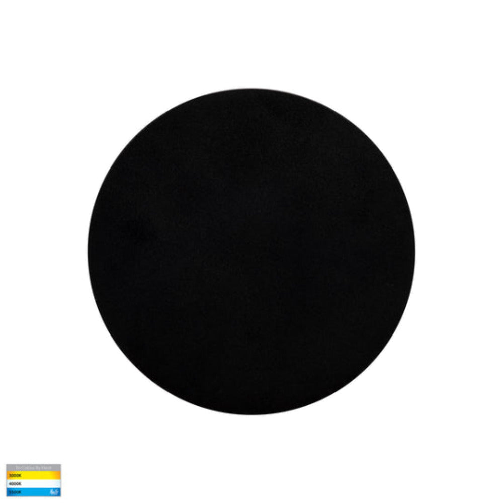 Buy Exterior Wall Lights Australia Halo LED Wall Light 7W Black 3CCT - HV3591T-BLK