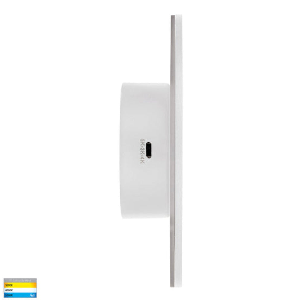 Buy Exterior Wall Lights Australia Halo LED Wall Light 12W White 3CCT - HV3592T-WHT