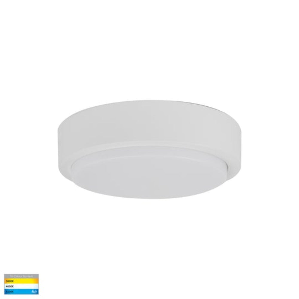 Buy LED Oyster Lights Australia Liptor LED Oyster Light 20W White 3CCT - HV36052T-WHT