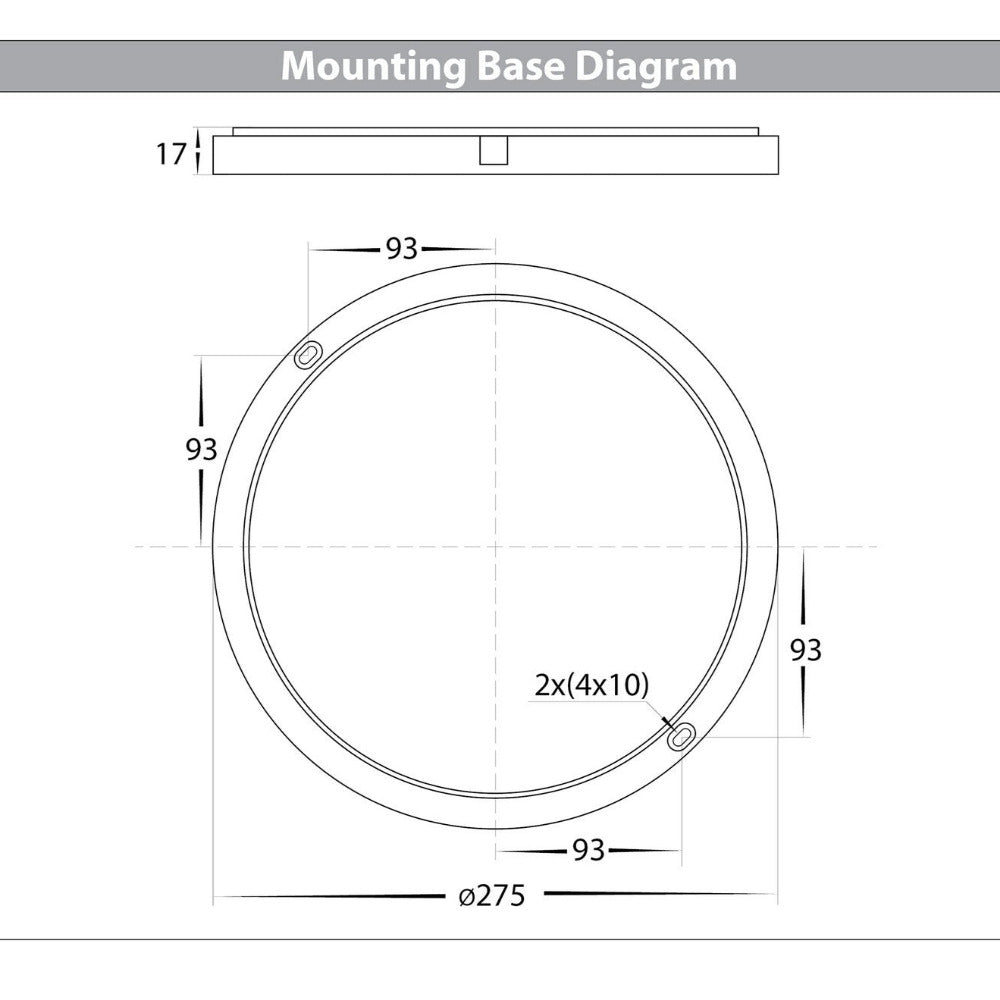 Buy LED Oyster Lights Australia Liptor Round LED Oyster Light 20W Black 3CCT - HV36052T-BLK