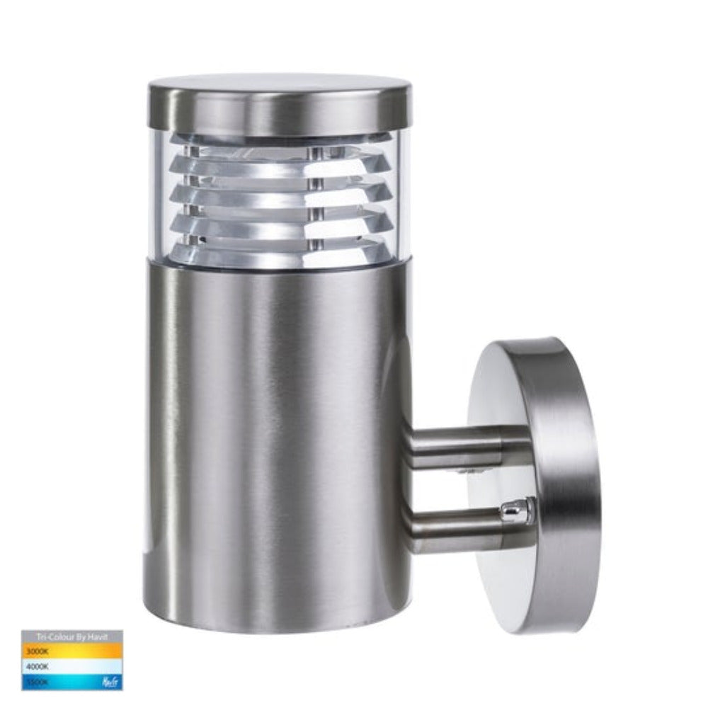 Buy Exterior Wall Lights Australia Mini Louvre Wall Light 316 Stainless Steel 3CCT - HV3622T-SS316