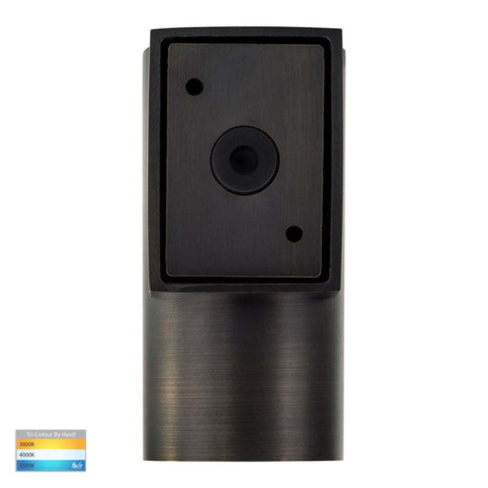 Buy Exterior Wall Lights Australia Aries LED Fixed Down Wall Light Antique Brass 316 Stainless Steel 3CCT - HV3625T-AB