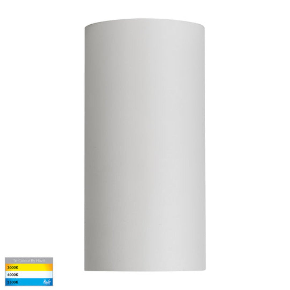 Buy Exterior Wall Lights Australia Aries LED Fixed Down Wall Light White 316 Stainless Steel 3CCT - HV3625T-WHT