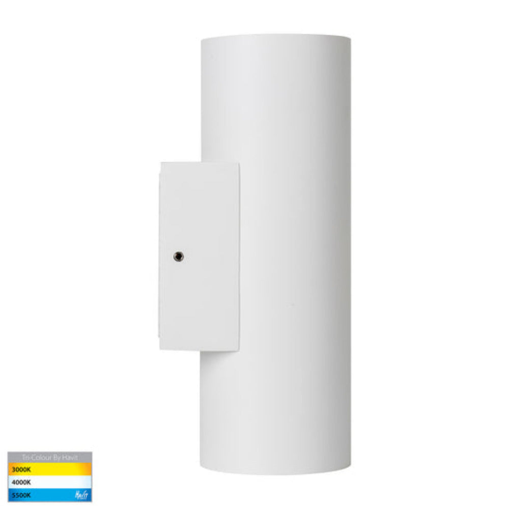 Buy Up / Down Wall Lights Australia Aries LED Up / Down Wall 2 Lights White 3CCT - HV3626T-WHT