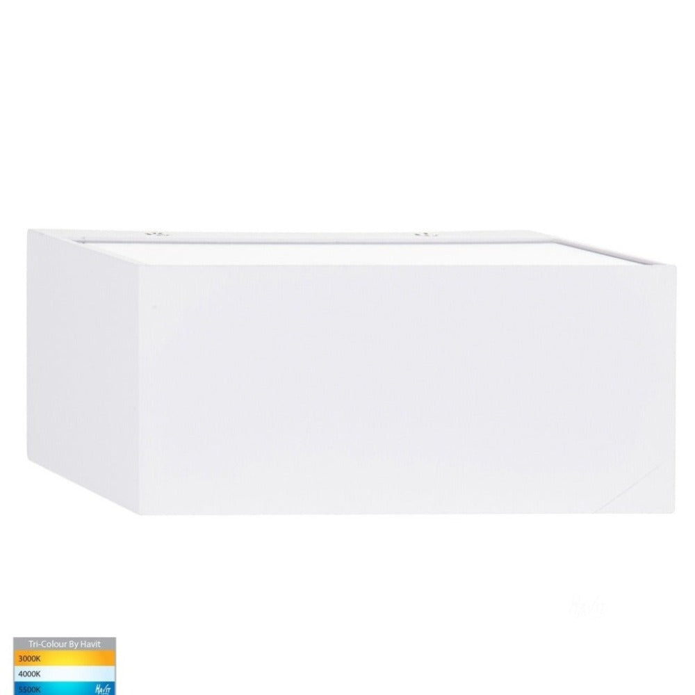 Buy Up / Down Wall Lights Australia Nikki Up & Down LED Wall Light White 3CCT - HV3637T-WHT
