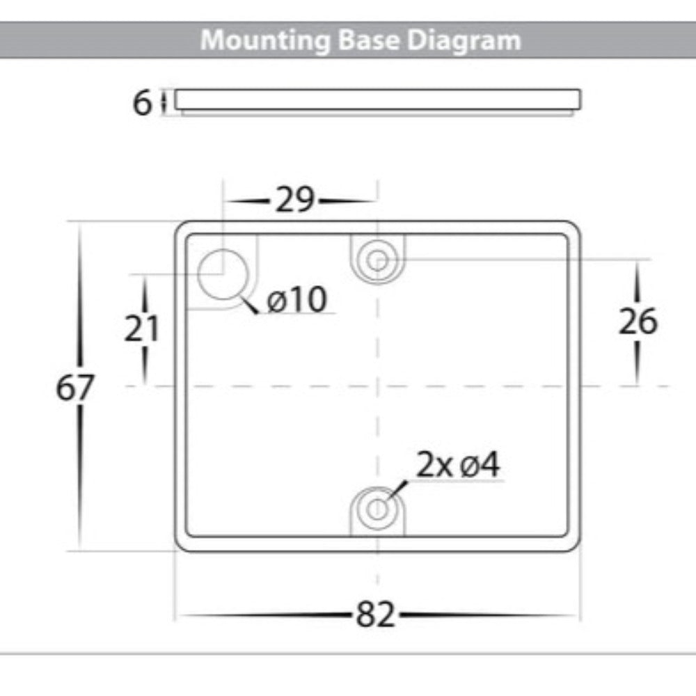 Buy Up / Down Wall Lights Australia Versa Square Up & Down Wall Light Black 3CCT - HV3658T-BLK-SQ